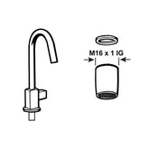 Wasserspar-Strahlregler (-70 %) mit Innengewinde